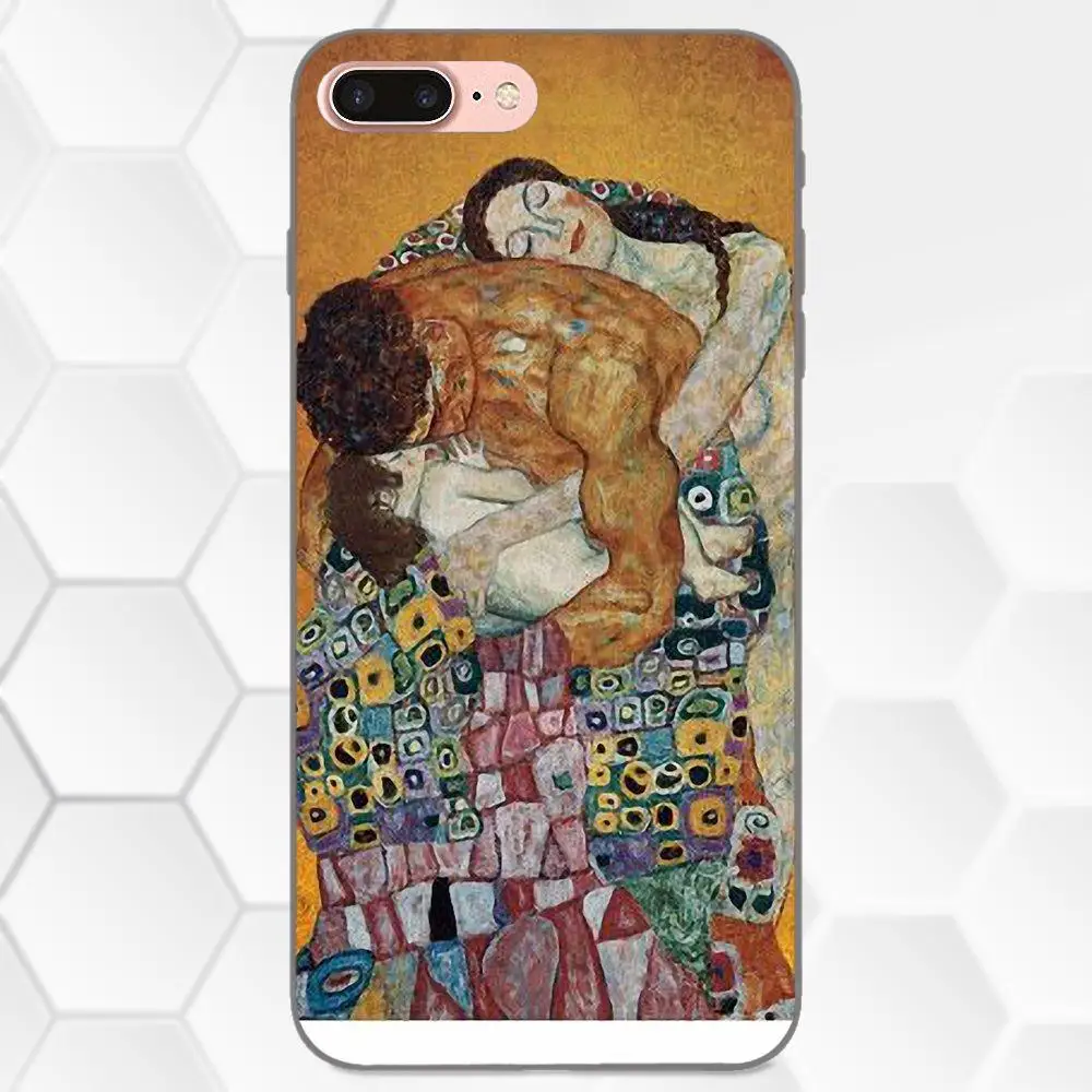 TPU Mobile Cases Covers For Huawei Y3 Y5 II Y6 Y7 Y9 nova 2 Plus 2S 3i 4 Lite Prime 2017 2018 2019 The Kiss By Gustav Klimt | Мобильные