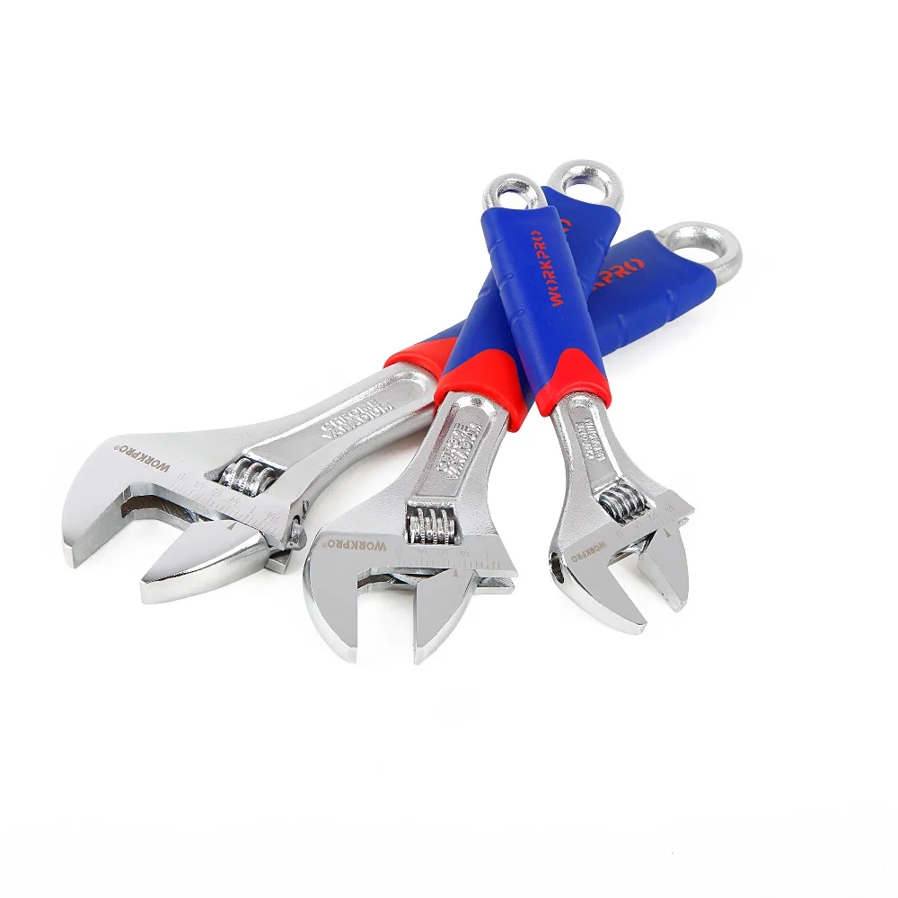 Набор Хром ванадиевых гибких ключей WORKPRO комплект из 3 предметов регулируемые