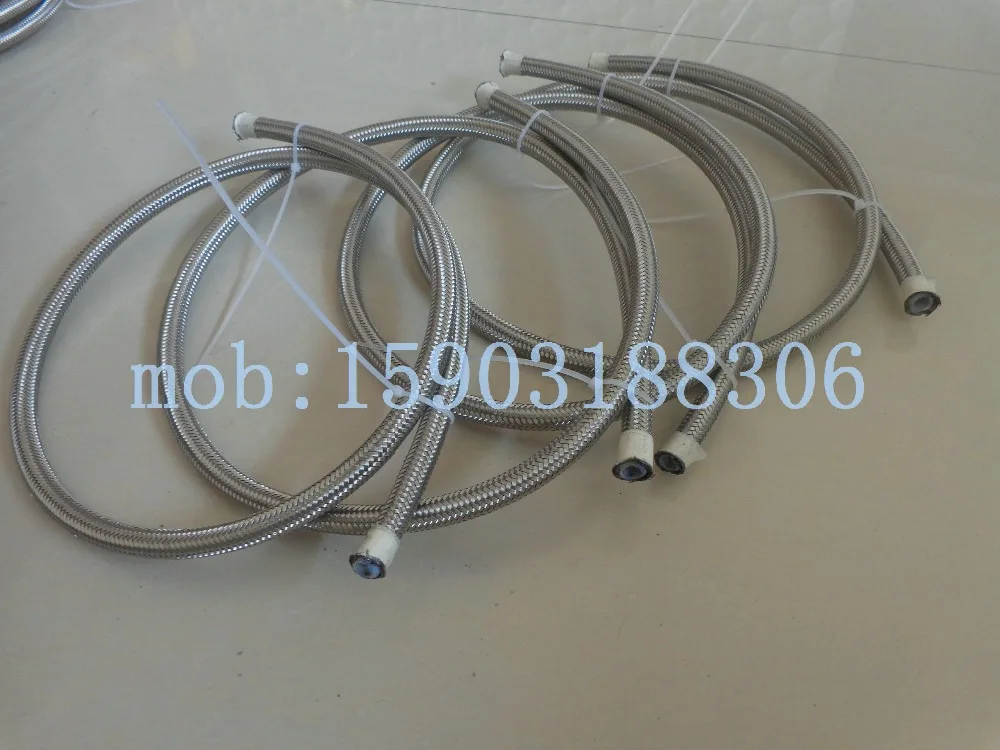 AN8 8AN 08 AN 8 STAINLESS STEEL BRAIDED PTFE HOSE OIL FUEL BRAKE LINE E85 1 м|Шланги и зажимы| |