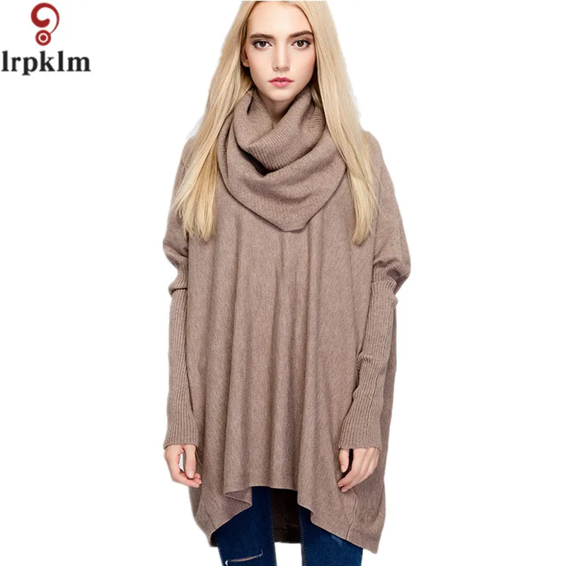 Новинка модный вязаный свитер с длинными рукавами и круглым вырезом летучая мышь