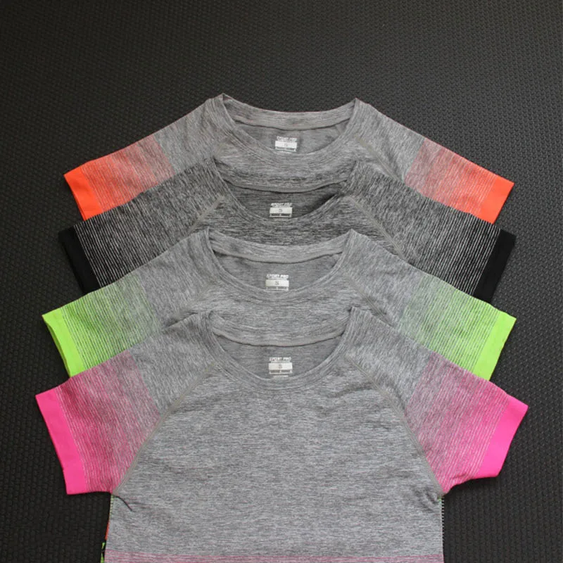 Новая женская рубашка для йоги быстросохнущая спортивная фитнес футболка бега