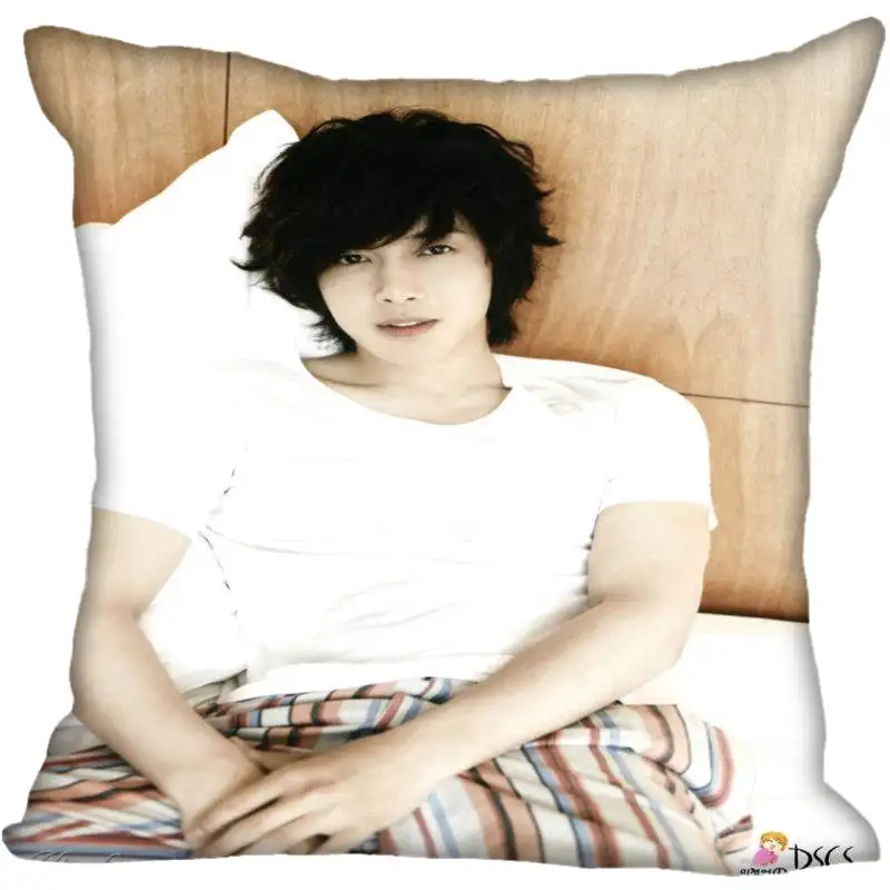 Изготовленный На Заказ Kpop Ким Hyun Joong печатной площади шелковые наволочки для