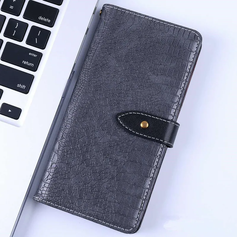 Для Vodafone Smart V8 - чехол из искусственной кожи с мягким силиконовым резиновым задним корпусом для мобильного телефона.