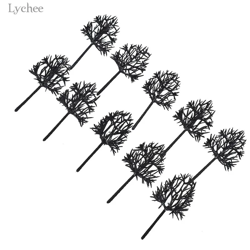 

Lychee Life 10 шт. модель ствола дерева для домашнего декора, миниатюрная модель пейзажа, наборы для строительства