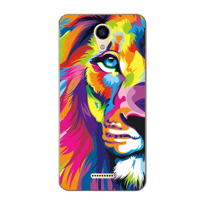 For BQ BQ-5057 Strike 2 Case 5.0&quot Mobile Phone Back Cover Bag Fearsome Animal Cases 5057 BQ5057 Fundas |