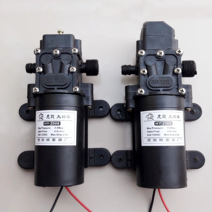 1 шт Высокое качество DC12V 2A 130PSI мембранный Водяной насос небольшой Сейф высокое