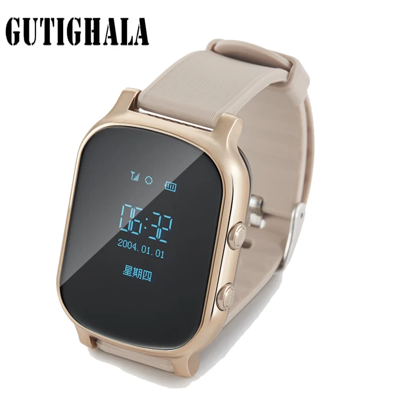 OLED Экран T58 Smart gps WI-FI трекер локатор анти-потерянный часы для детей старшего