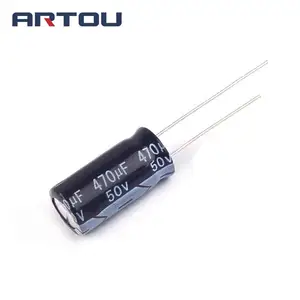 Алюминиевые Электролитические Конденсаторы DIP 50 шт., 50В 470 мкФ 10х20 10х20мм 470 УФ