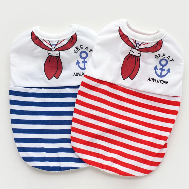 

Summer Pet Dog Clothes Puppy Dog Cat Vest Shirt Pet Dog Coat Cute Cotton Chihuahua Vest for Small Medium Dogs Clothing XS 2018