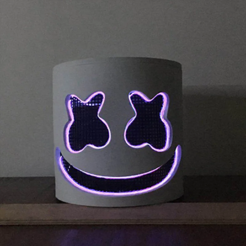 07 DJ Marshmello маски косплей светодиодный светильник Хэллоуин Carnaval электронная музыка бар косплей Marshmello маска взрослые дети дропшиппинг - Цвет: 07
