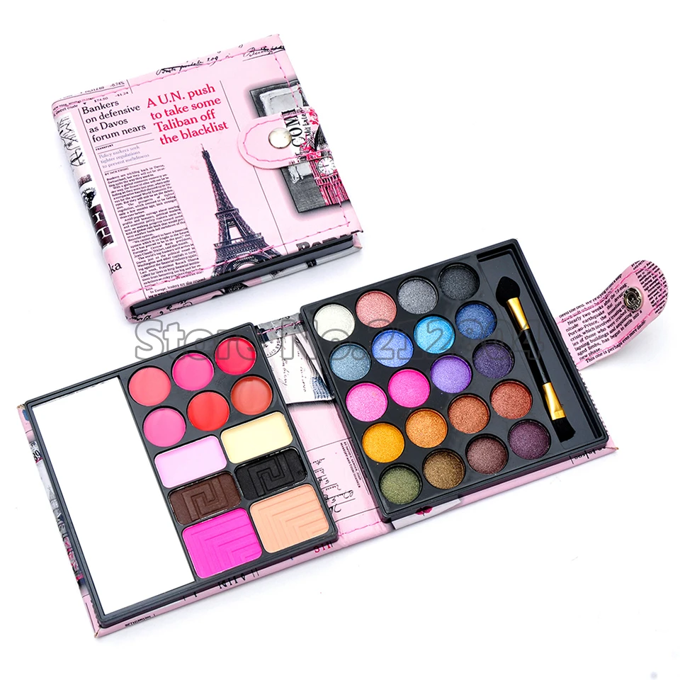 Лучшие продажи! Pro маленький макияж тени для век Палитра Мода Тени Макияж