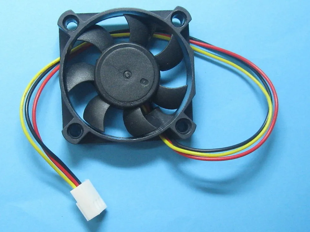 2 Pcs Brushless DC Cooling Fan 5V 5010S 7 Blades 50x50x10mm 3pin Sleeve-bearing | Обустройство дома