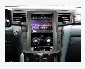 Android 8.1 Tesla style 4GB RAM Car GPS Navigation Auto No DVD Player For Lexus LX570 radio tape recorder head unit multimedia