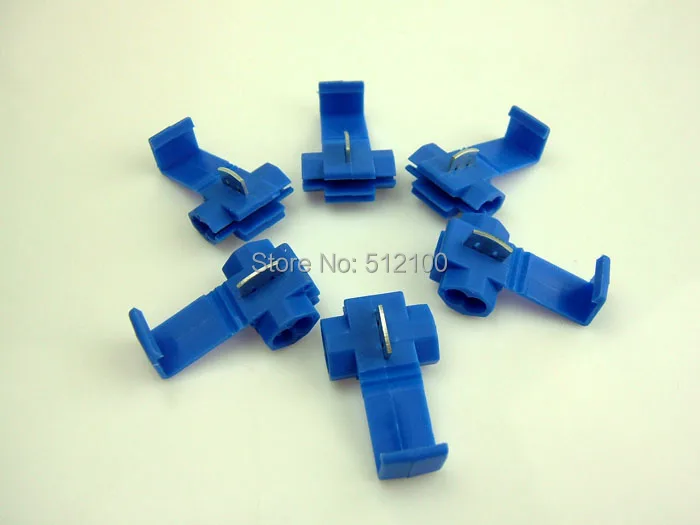 50 шт. 18-12AWG Скотч Блокировка Быстрый Сращивания электрические клеммы Нажмите