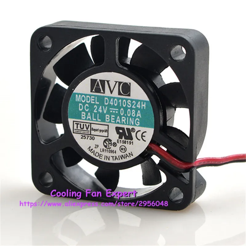 AVC D4010S24H блок питания корпус процессора вентилятор охлаждения DC 24V 0.08A 8200 об/мин 4010