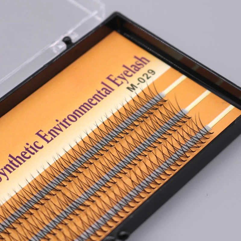 

3D Mink Hair 6P 0.1 C Curl Cluster Lashes Cruelty Free Thicker Stronger Grafting Eyelash Natural Charming Eyelash Extension
