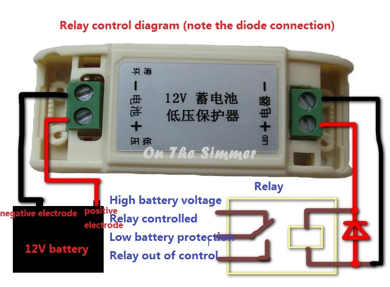 12 В свинцово-кислотная батарея от разрядки низкого напряжения самовосстановление протектор система освещения резервная панель управления