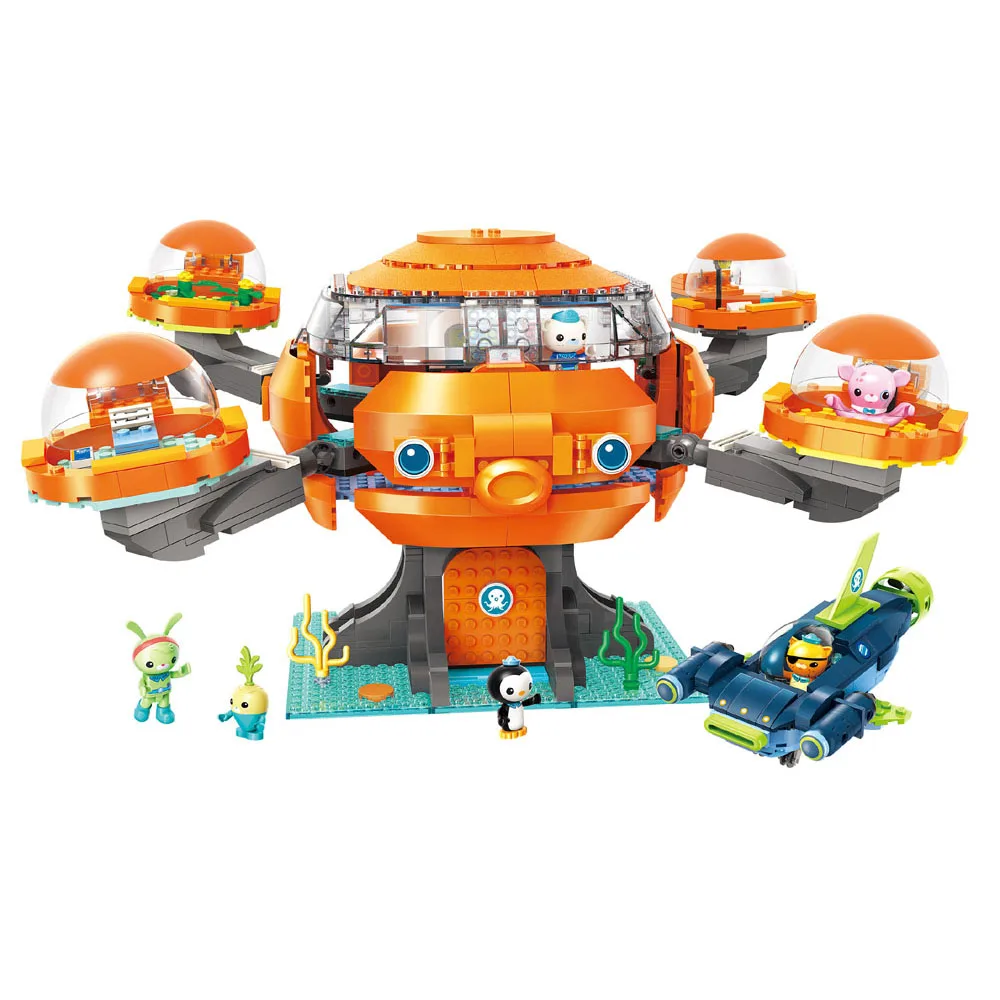 Octonauts строительный блок октопод Gup подводная лодка октябрь-Pod с GUP-C GUP-E GUP-D GUP-K GUP-I кирпич набор для Детский подарок - Цвет: 3716
