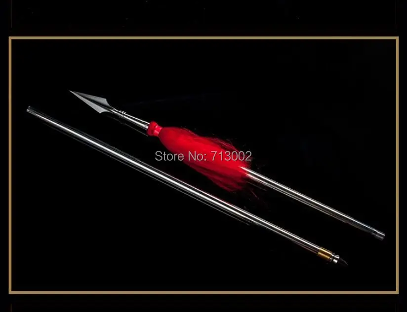 Тренировочная насадка WuShu копье из тонкой стали|steel spear|steel long swordsteel sword |