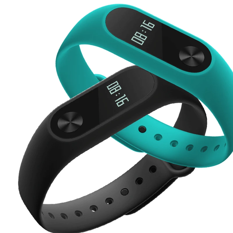 Смарт браслет Xiaomi Mi Band 2 фитнес трекер с пульсометром и тачпадом OLED экран для Android