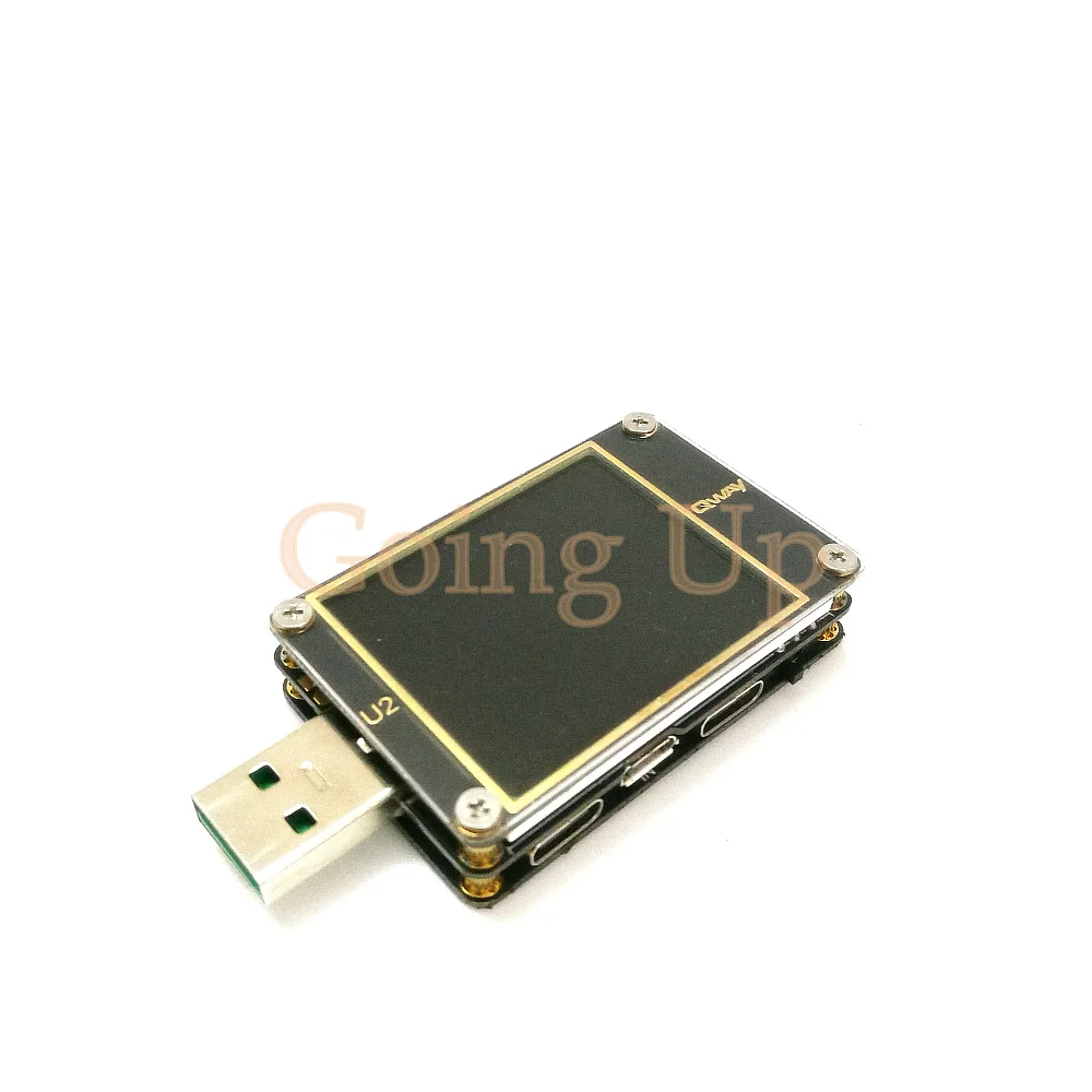 Qway-U2p измеритель тока и напряжения USB тестер QC4+ PD3.0 2.0PPS протокол быстрой зарядки измерение емкости