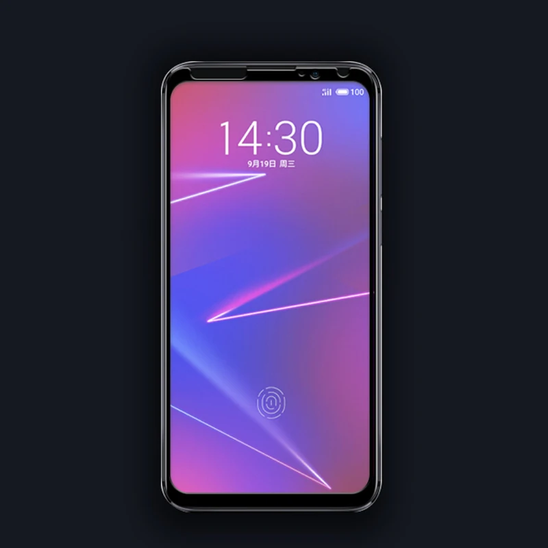 Закаленное стекло с полным покрытием для Meizu 16X Защитная пленка экрана