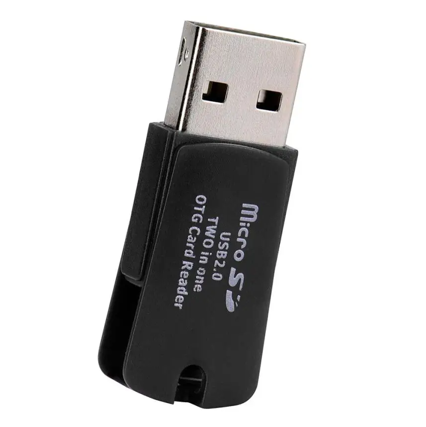 Горячая продажа считыватель смарт карт высокоскоростной Мини OTG USB 2 0 Micro SD TF T Flash