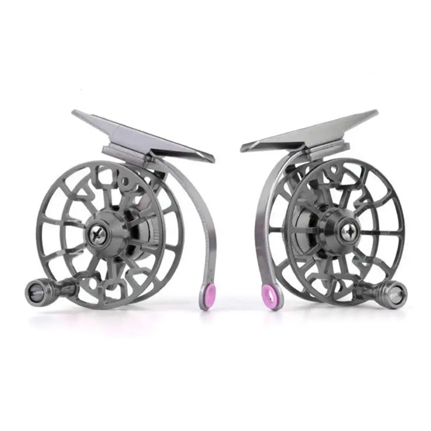 Пресноводная алюминиевая Рыболовная катушка Диаметр 55 мм Размер Правая или