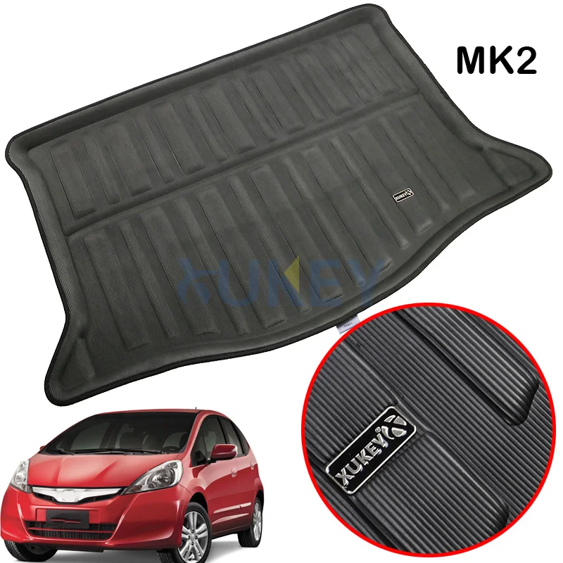 Подходят для Honda Fit / Jazz Hatchback 2009 2013 коврик багажника заднего подкладка напольного