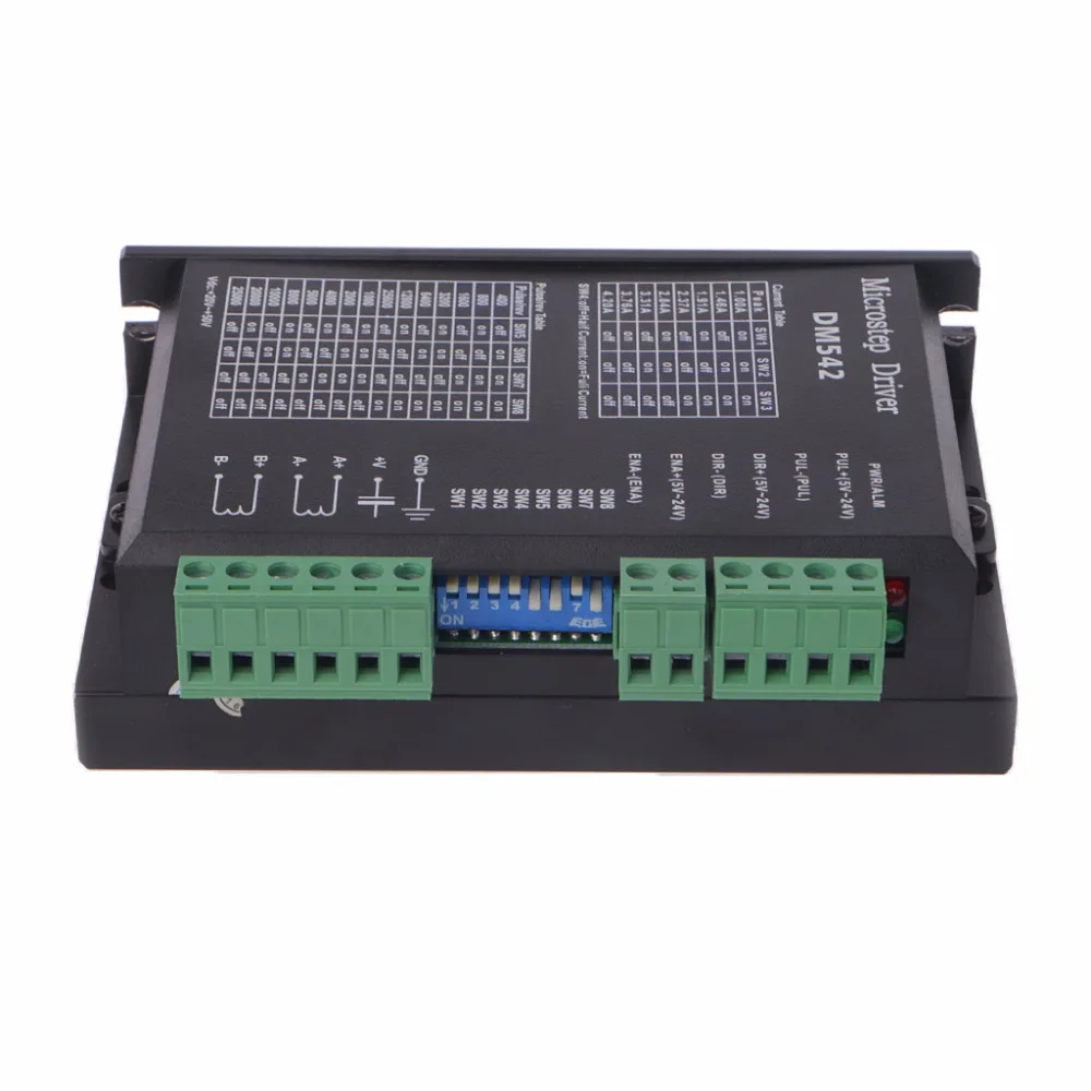 DC 24 60V DM542 Драйвер шагового двигателя для 57 86 серии 2 фазный цифровой шаговый