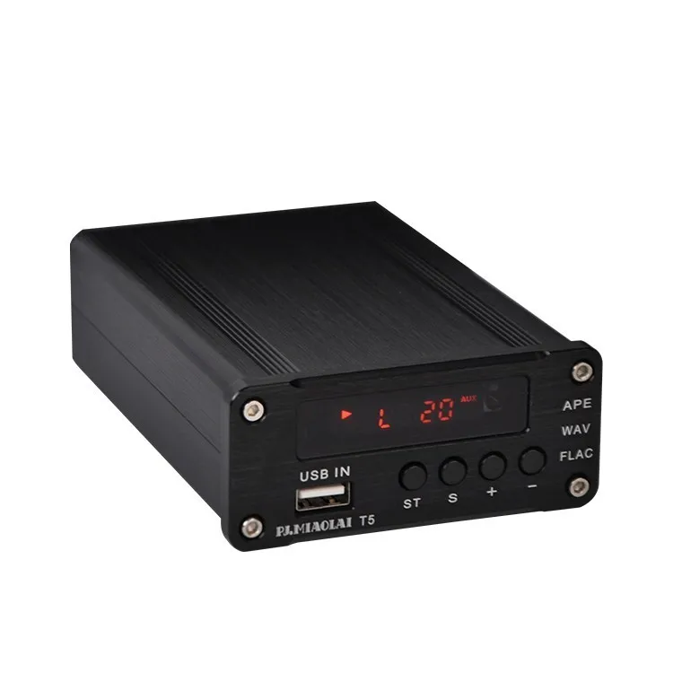 ZHILAI T5 цифровой аудио декодирование Lossless Музыкальный плеер HIFI волокно коаксиальный аналоговый сигнал выход Поддержка APE FLAC ANSI MP3 Play