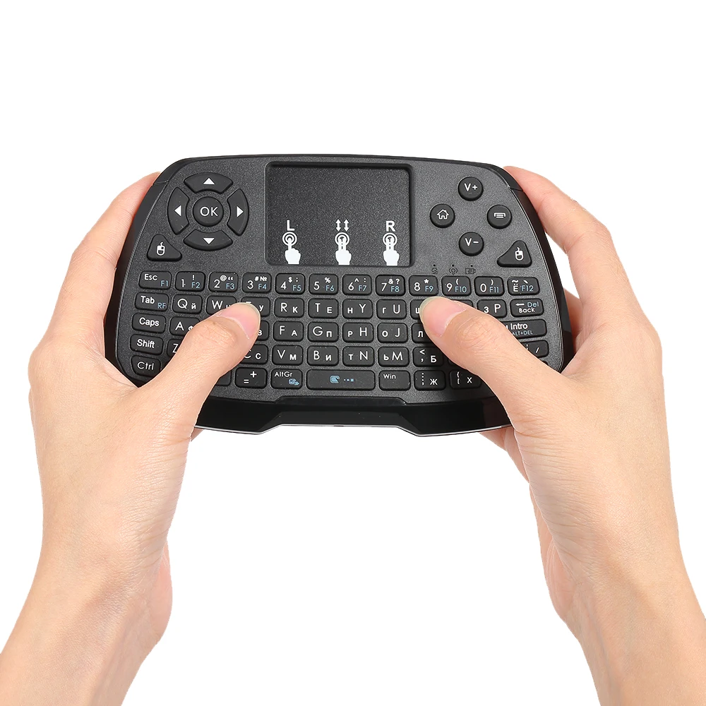 2 4 ГГц беспроводная клавиатура Smart TV Touchpad мышь ручной пульт дистанционного