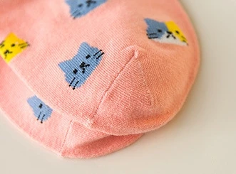 5 пар Для женщин теплые милые живой с рисунком кота носки до лодыжки Kawaii японский