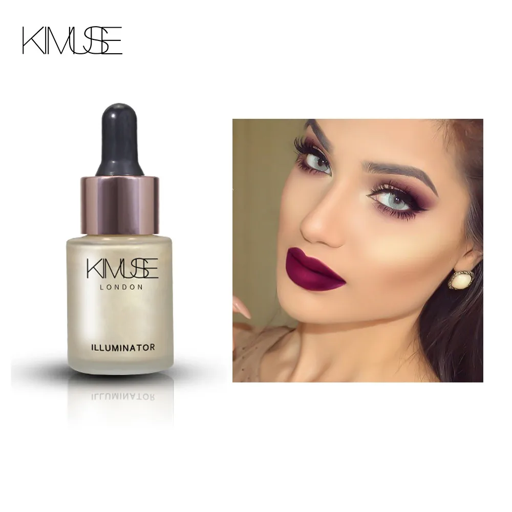 KIMUSE новая сексуальная красота блестящая жидкая осветляющая хайлайтер консилер на масляной основе Макияж Косметический инструмент maquiagem