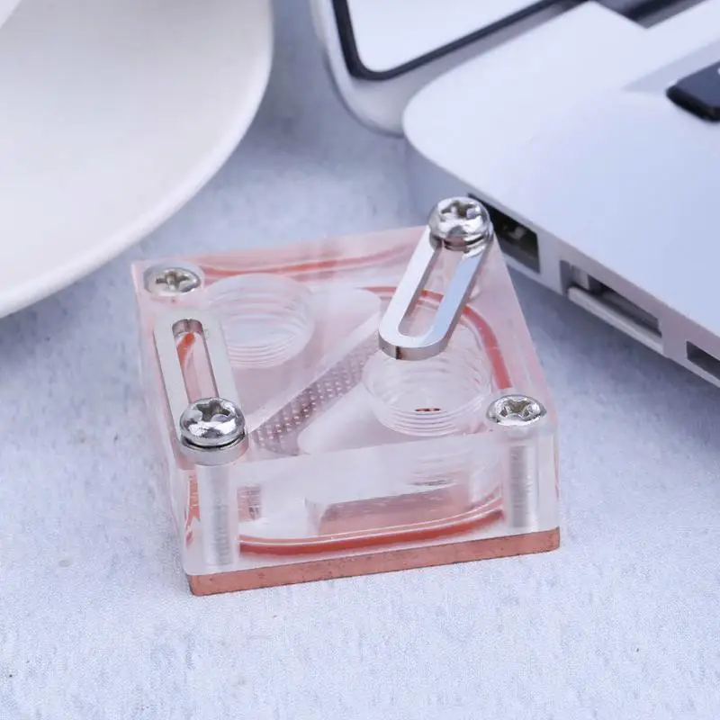 Квадратная прозрачная общие Северный мост водяного охлаждения Waterblock компьютер