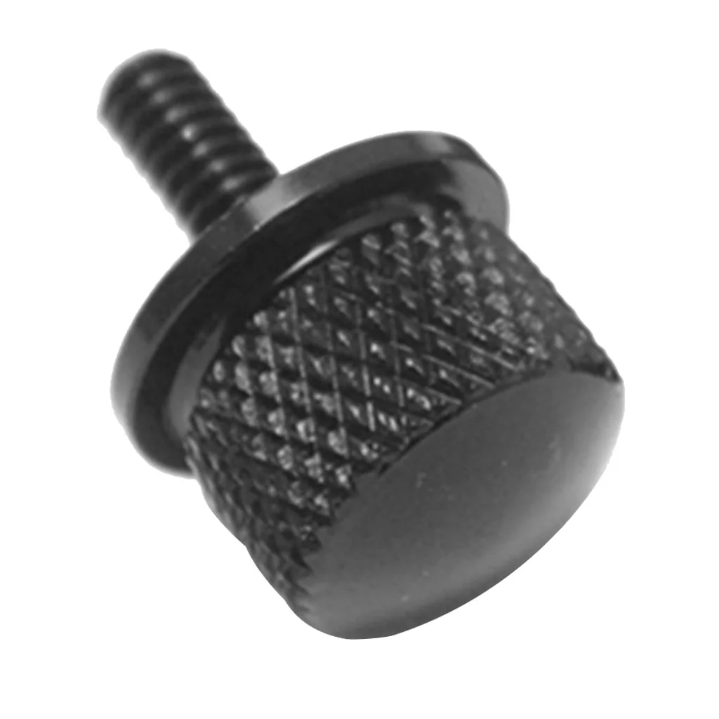 

For Harley 1/4' 20 Thread Knurled Head Screws Cap Rear Seat Quick Mount Bolts 0.6cm High Quality Aluminum Made