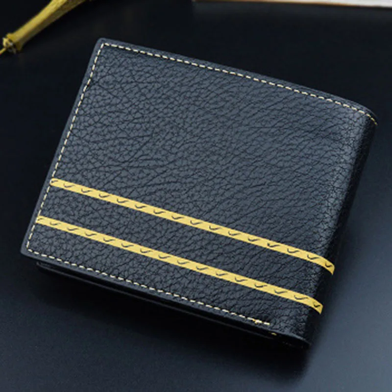 Men Wallets Purse Small PU Fashion Vintage For Credit ID Card Coin Money Holder Popular | Багаж и сумки