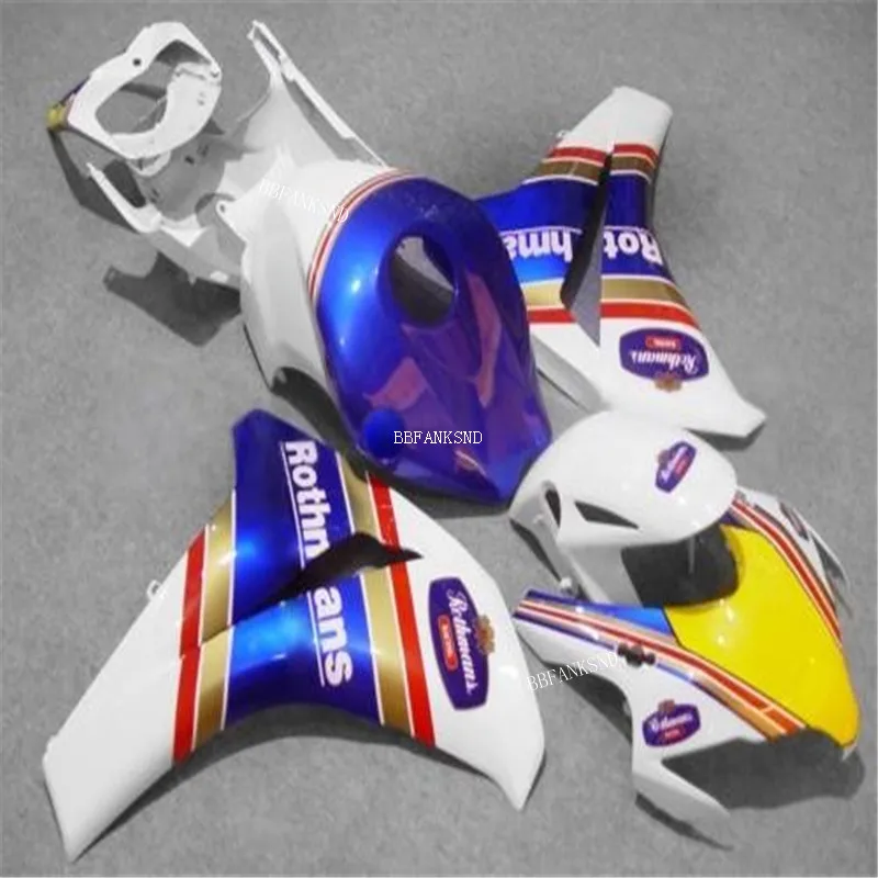 Обтекатели из АБС-пластика для Honda CBR1000RR 08-11 сине-белые литые под давлением кузова