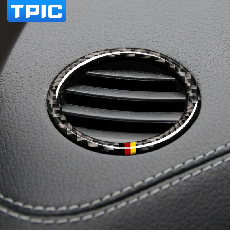 TPIC приборная Решетка Вентиляционная рамка Автомобильные наклейки круглые