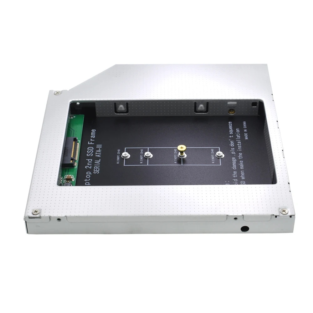 Адаптер TISHRIC для жесткого диска DVD HDD 2 5 чехол ноутбука m.2 M2 NGFF SSD 2nd Caddy 12 7 мм SATA 3 0