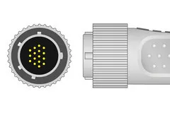 Совместимый с Kenz Cardioline ECG EKG кабель со свинцовыми проводами 10 выводов |