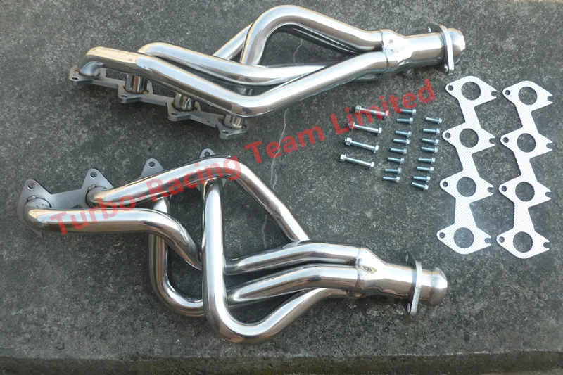

Stainless Steel Long Tube Header Manifold Exhaust FOR Ford Mustang 05-09 4.6L V8