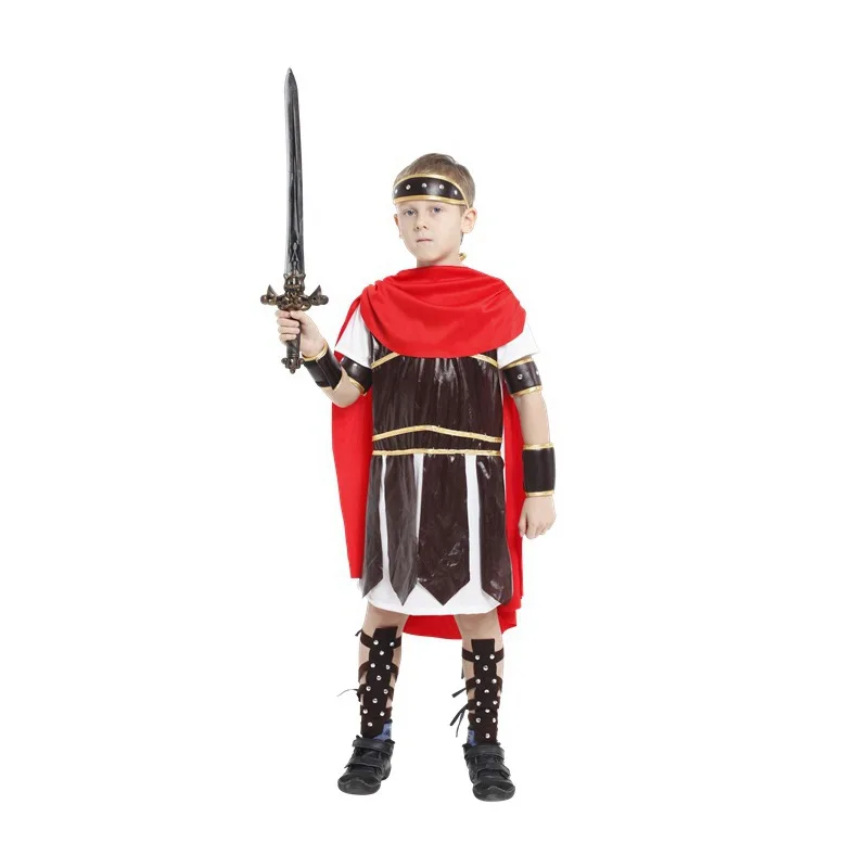 Детские костюмы в античном римском стиле костюм для косплея Римский Воин