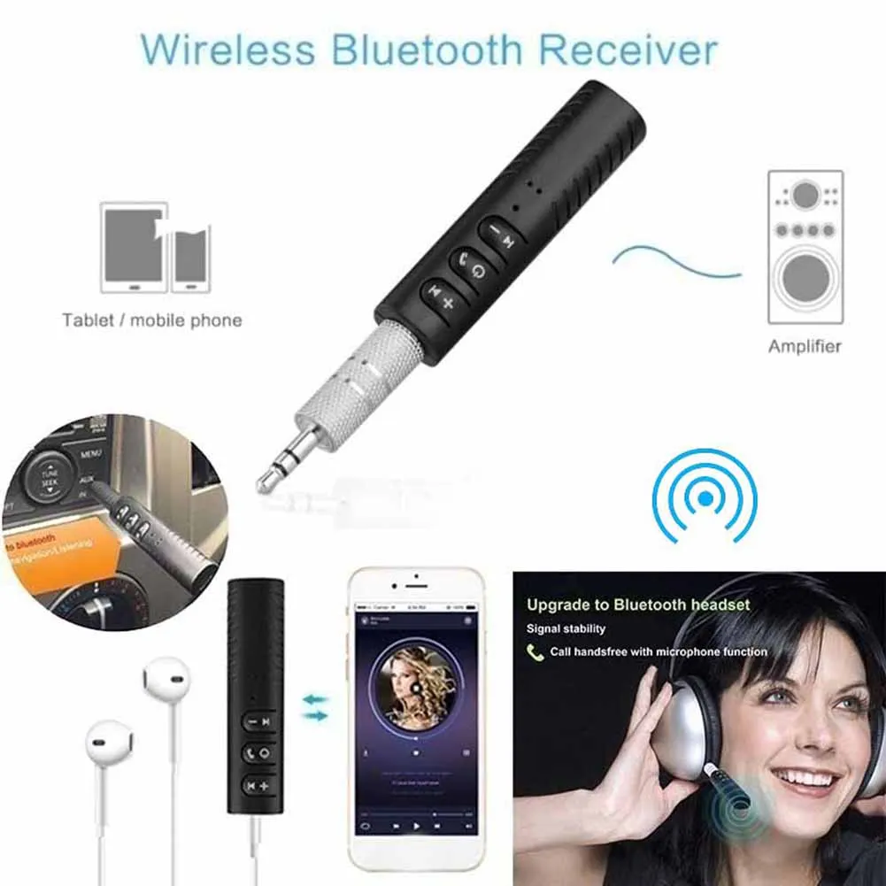 Новое поступление 3 5 мм беспроводной Bluetooth аудио приемник стерео музыкальный