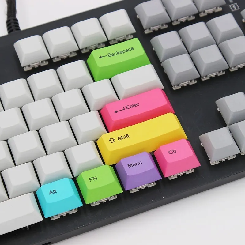 Красная клавиатура IDOBAO Teclado Mecanico Cherry Mx с высоким цветом Pbt 14 клавишами краска Sub Top