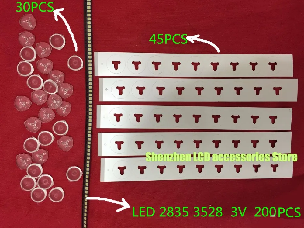 275piece/lot LED Backlight 1210 3528 2835 3V for LG 32 inch LCD TV B1 B2 LG32MB24 6916L-1437A 6916L-1438A | Электроника
