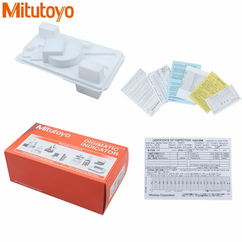Цифровой циферблатный индикатор Mitutoyo 0 12 7 мм/0 01 дюйма 543 782 цифровой тестовый