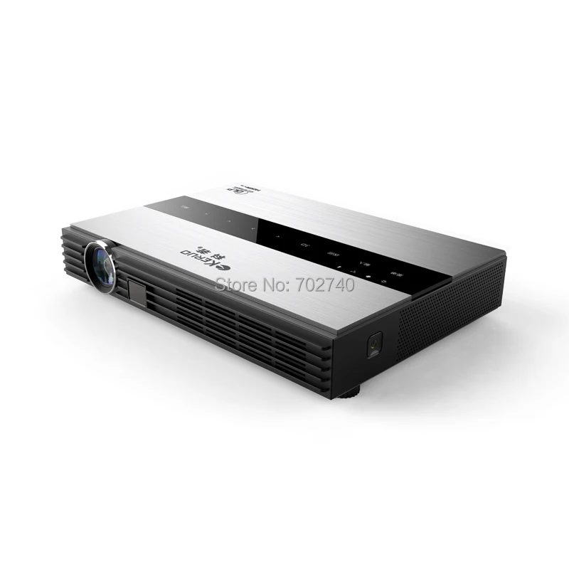 2017 Новый DLP 7100 люмен Андроид Система Металлический корпус Мини проектор WiFi Умный