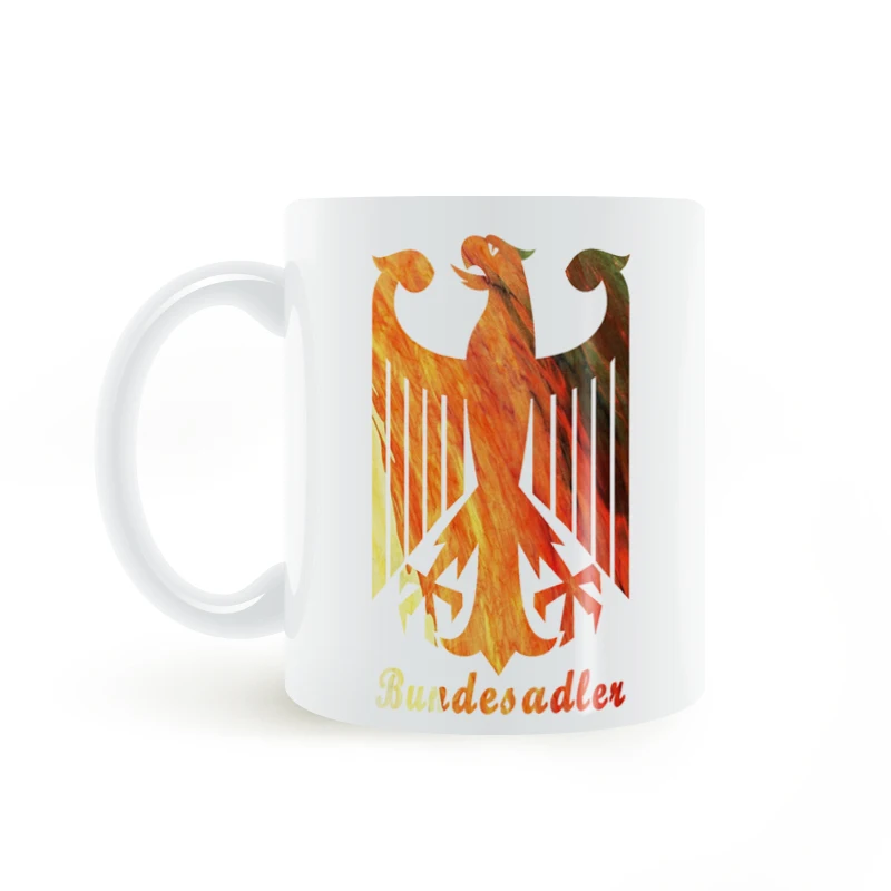 Германия бандесадлер герб Кружка Кофе Молоко керамика творческие DIY подарки