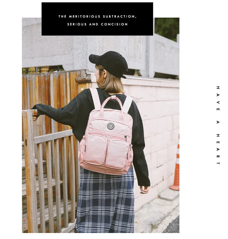 Женская сумка водонепроницаемый рюкзак дорожная для девушки Mochila Модная